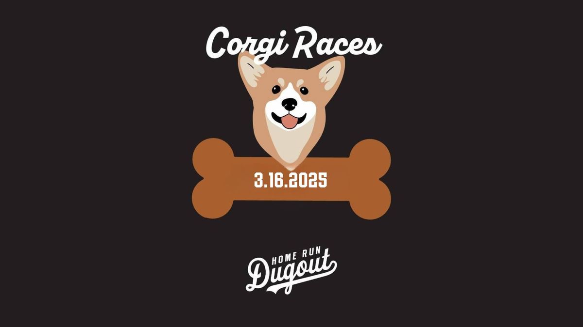 Corgi Races at Home Run Dugout Houston-Katy