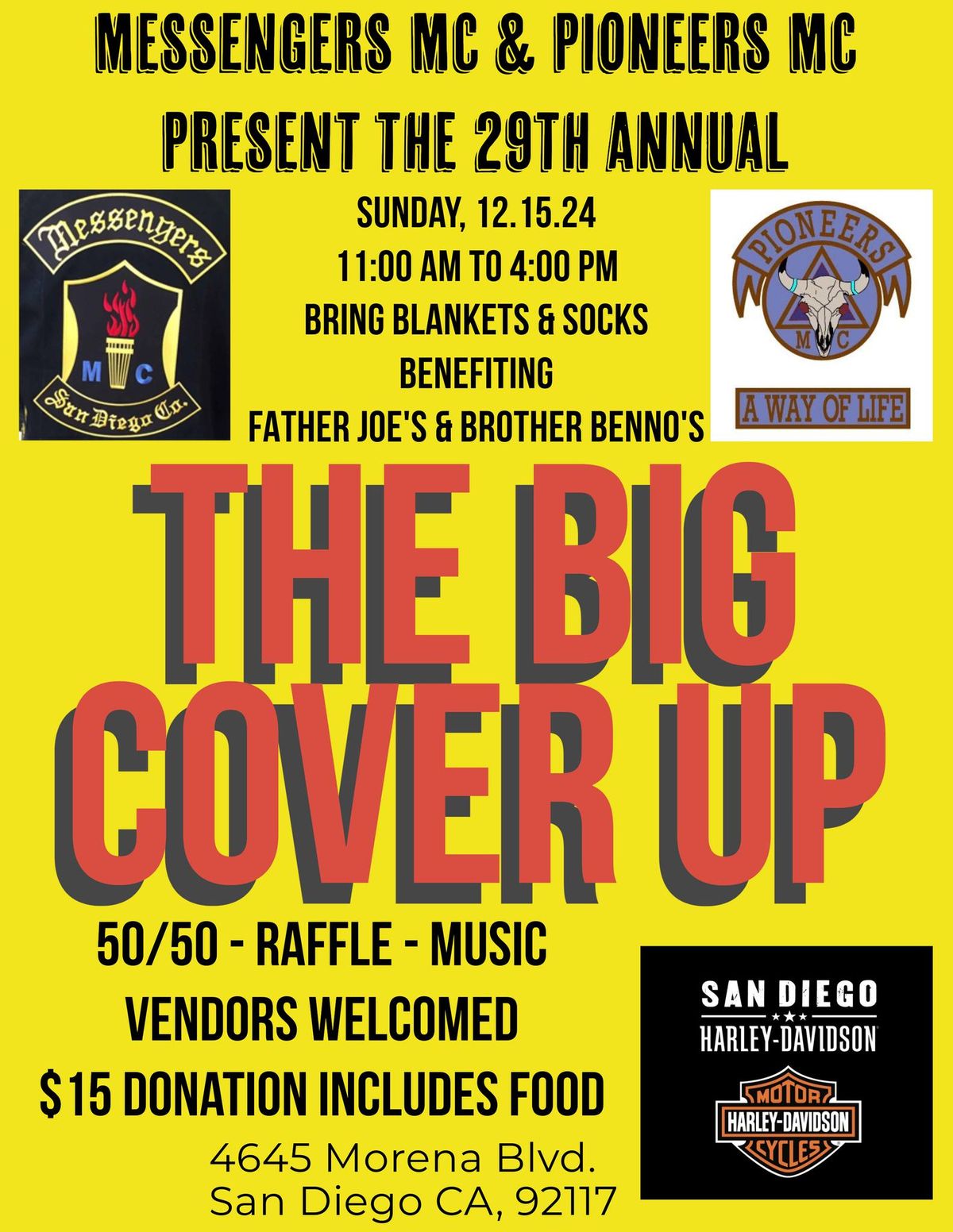  29th Annual (The Big Cover UP) At San Diego Harley-Davidson (Heightened Sound)