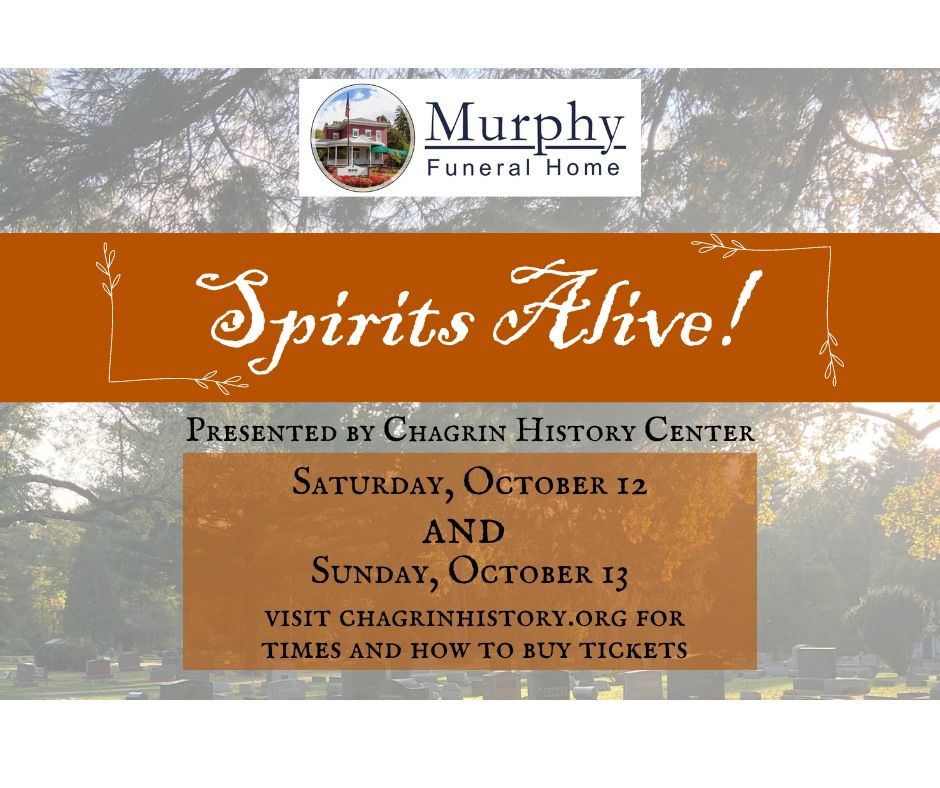 Spirits Alive! A Guided Tour of Evergreen Hill Cemetery