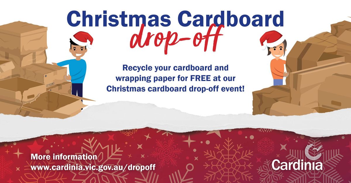 FREE Christmas cardboard drop-off