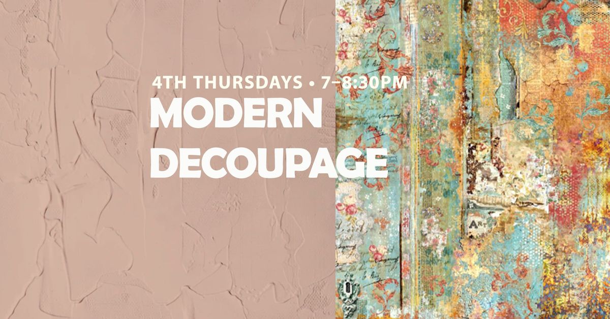 Modern Decoupage