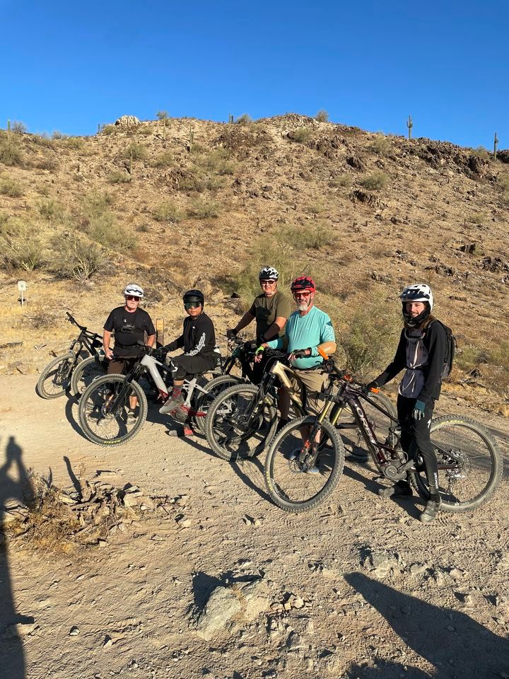 Emigos group EBike ride. , Emigos Mountain Bike Shop, Phoenix, 2