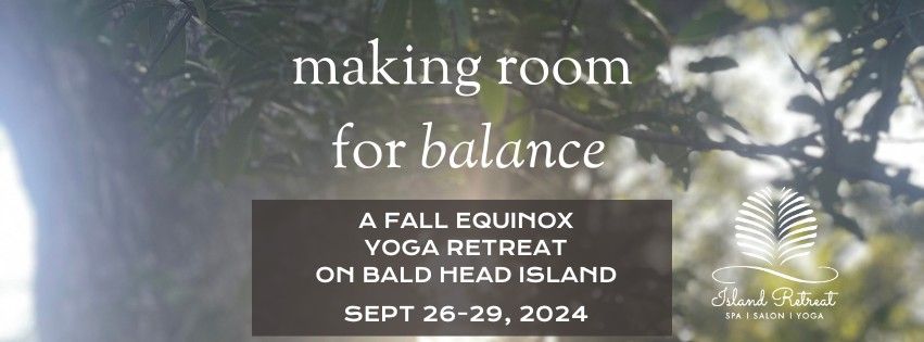 Fall Equinox Yoga Retreat on Bald Head Island