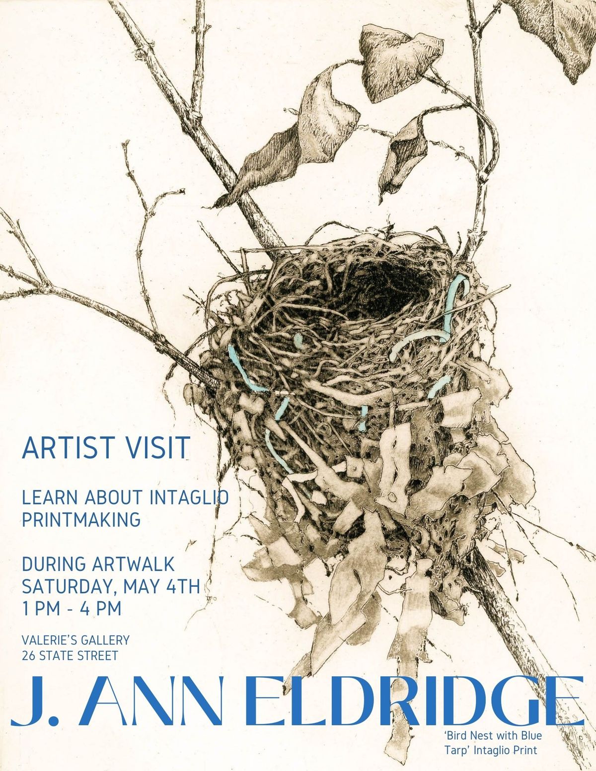Meet the Artist: Ann Eldridge during Newburyport ArtWalk