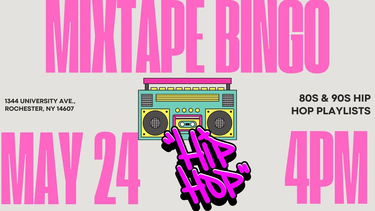 Hip Hop Mixtape Bingo