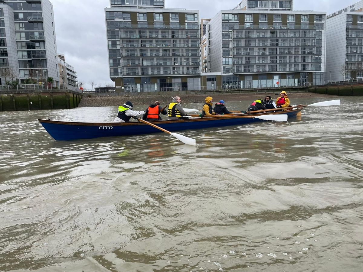 Rowing to Bow Creek