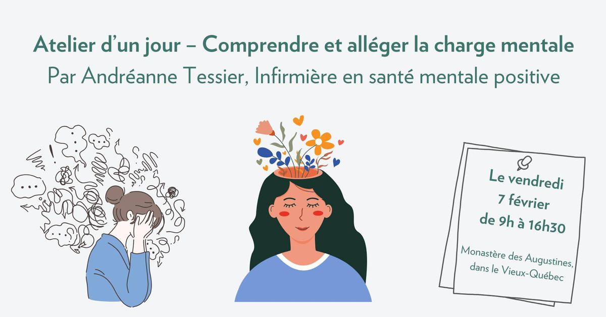 Atelier d'un jour - Comprendre et all\u00e9ger la charge mentale