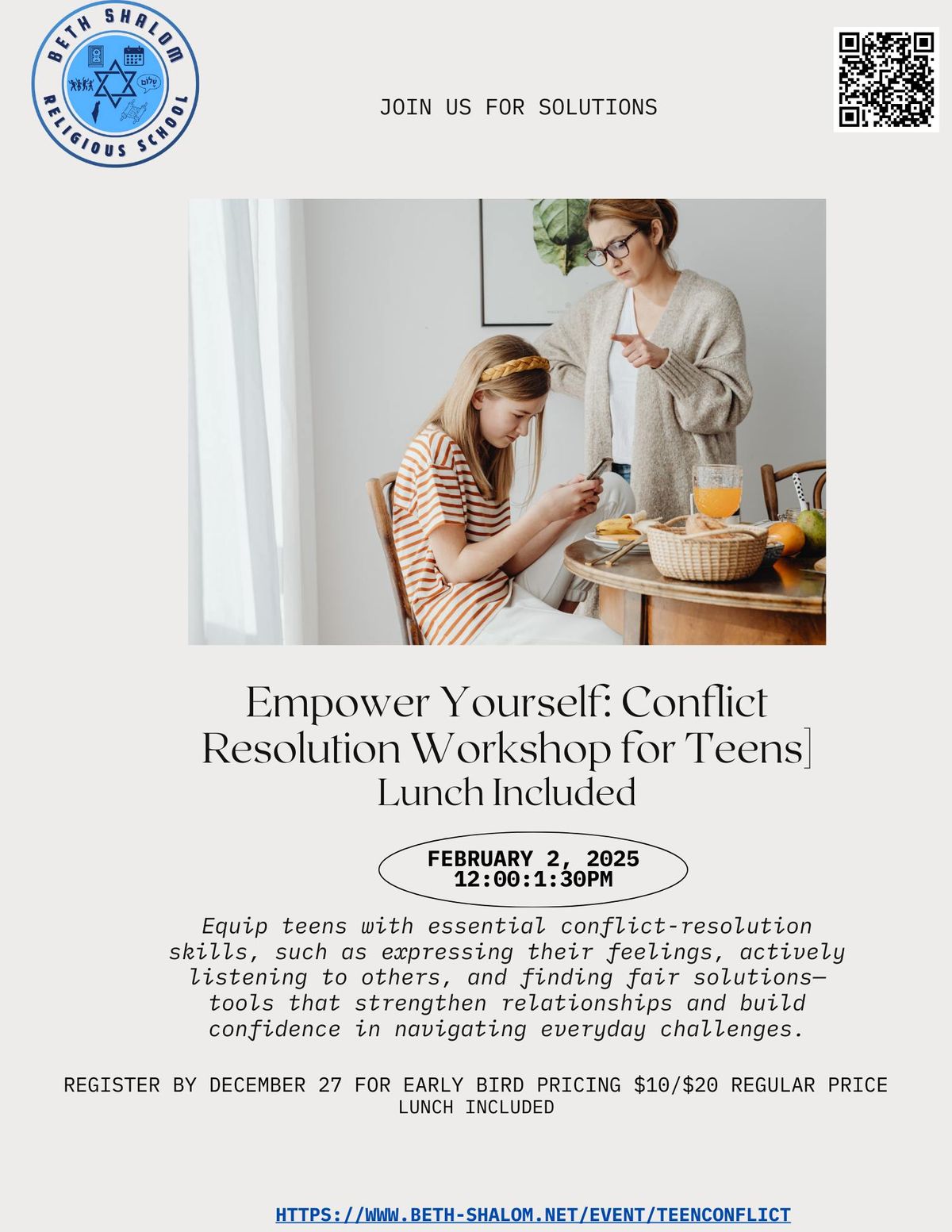 Empower Yourself: Conflict Resolution Workshop for Teens