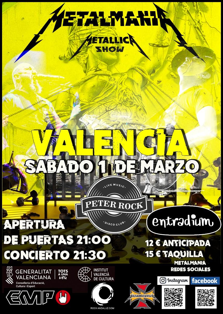 METALMANIA \/ Metallica show en Valencia