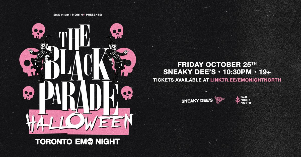 The Black Parade Halloween Emo Night Toronto at Sneaky Dee's