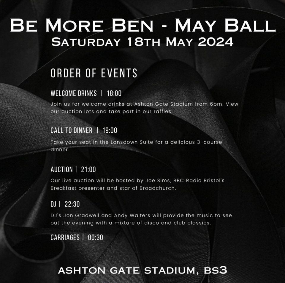 Be More Ben May Ball