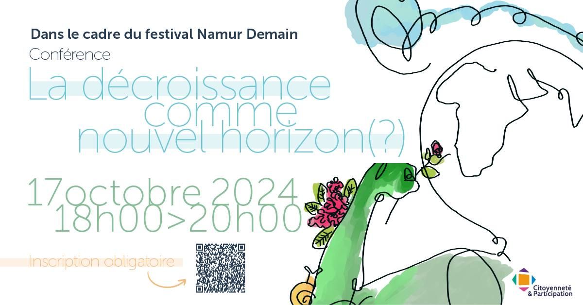 Conf\u00e9rence - d\u00e9bat dans le cadre du Festival Namur Demain