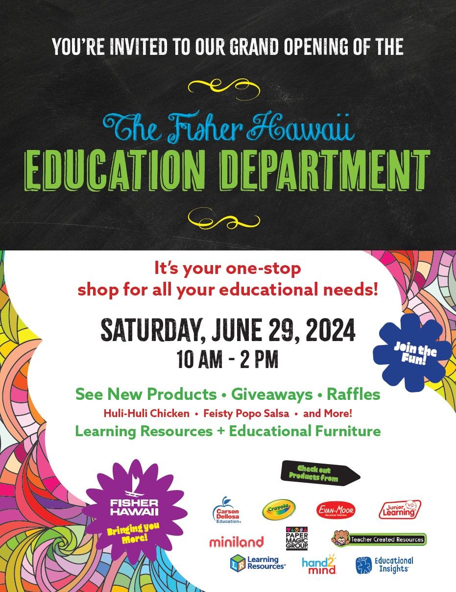 Fisher Hawaii Education Department Grand Opening