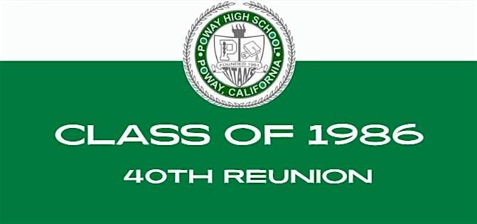 PHS Class of 86 - 40th Reunion
