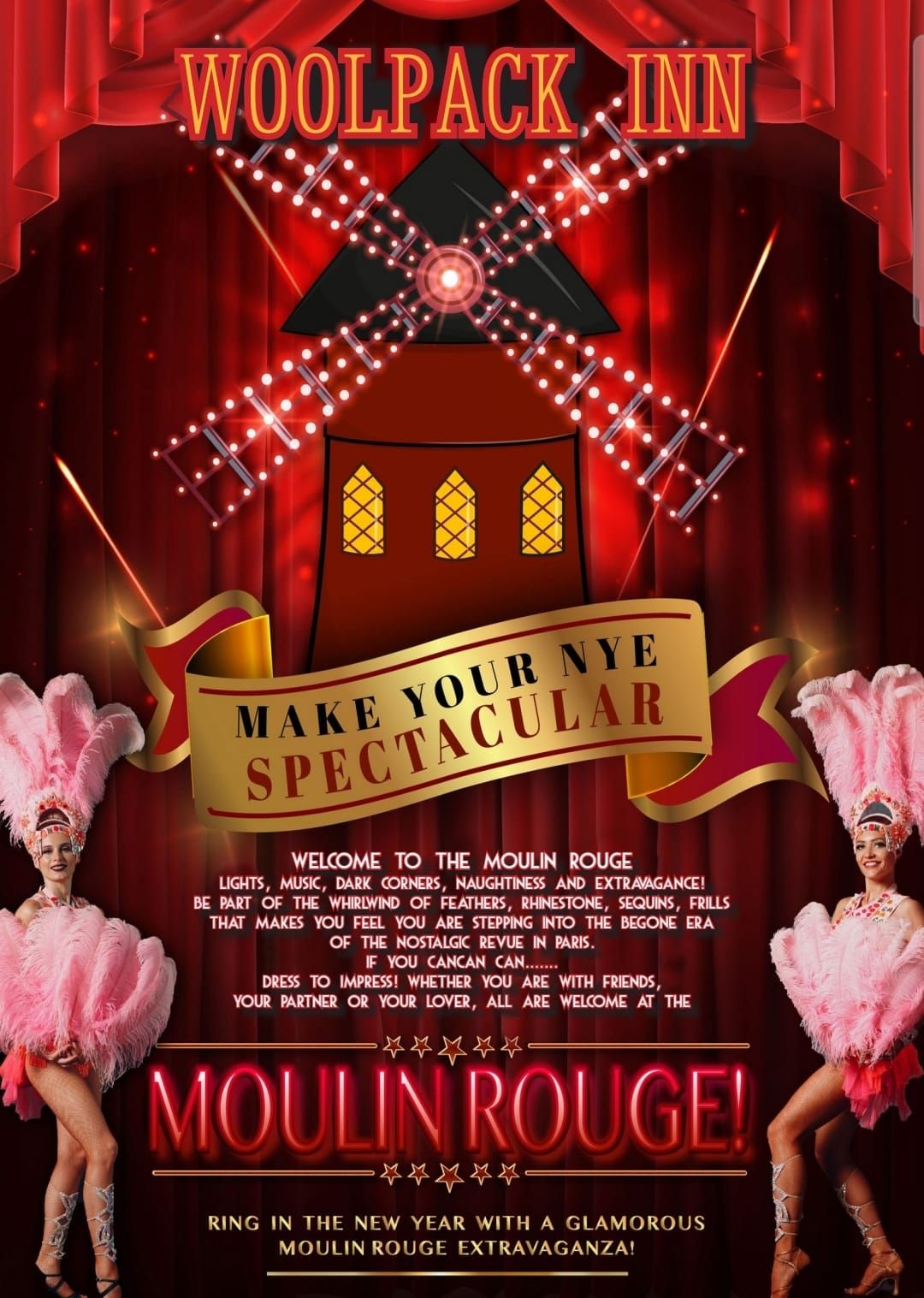 New Year's Eve 2024 at The Moulin Rouge