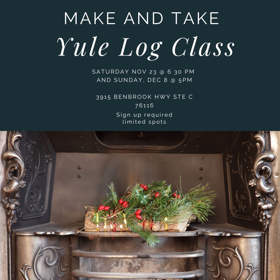 Make and Take it YULE LOG CLASS #1