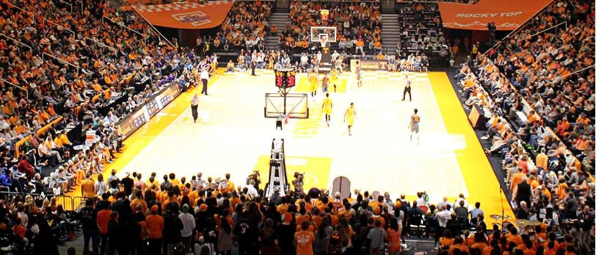 Texas A&M Aggies at Tennessee Vols Mens Basketball at Thompson-Boling Arena at Food City Center