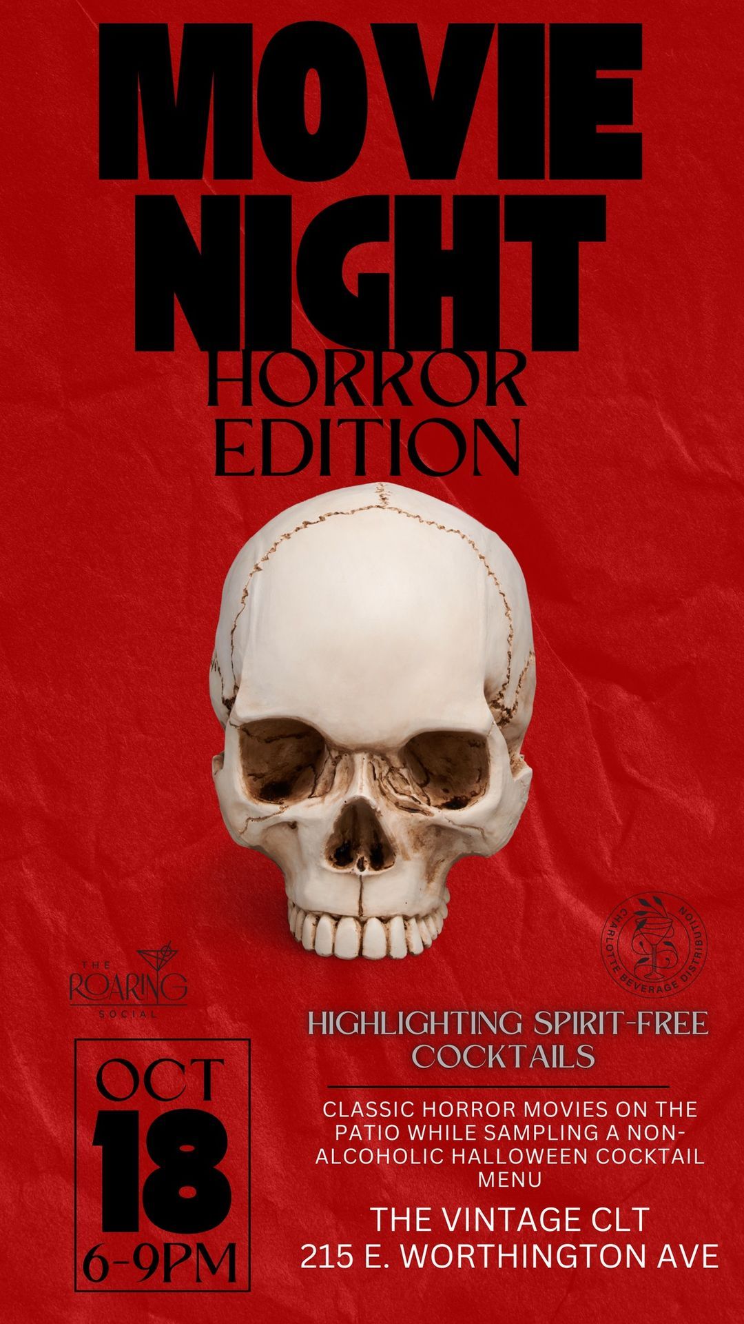 Horror Movie Night- Vintage Whiskey Cigar Lounge