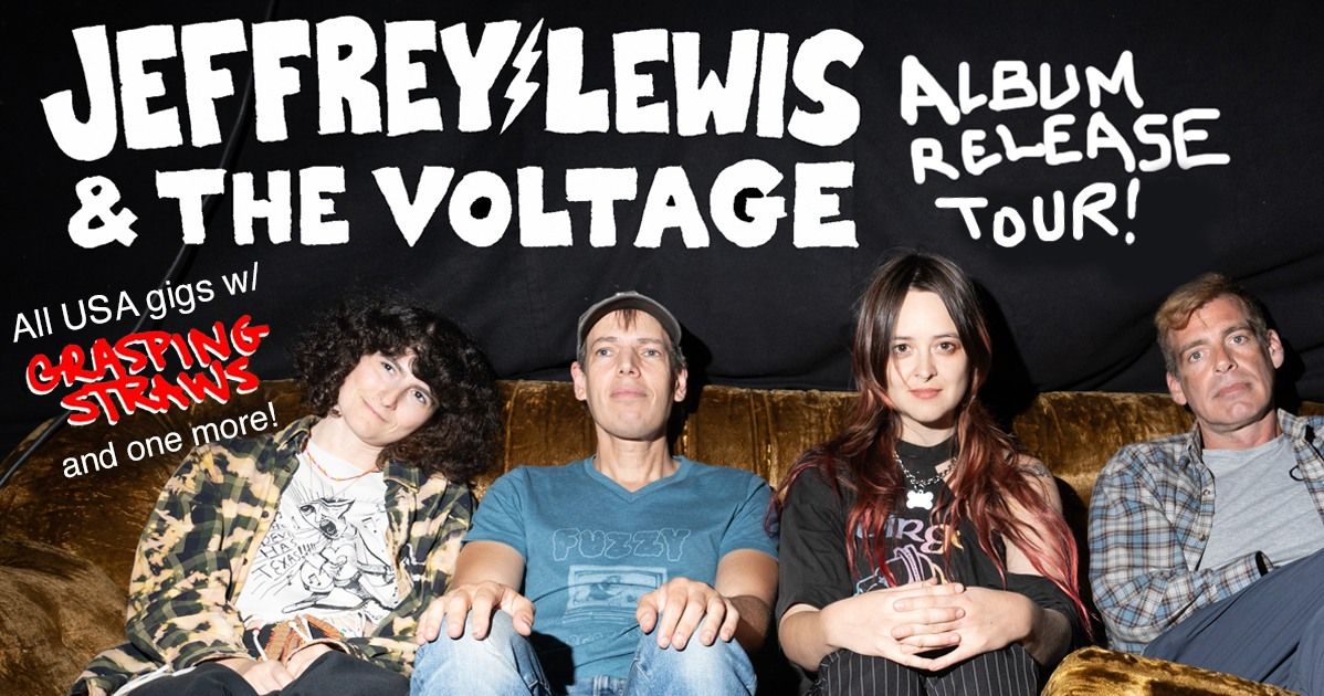 Jeffrey Lewis & The Voltage on tour in Des Moines!