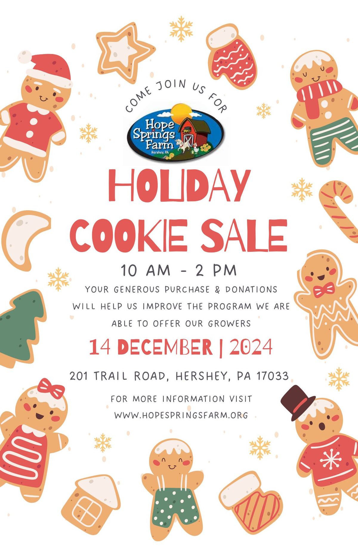 Holiday Cookie Sale