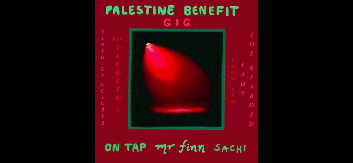 Palestine Benefit Gig - On Tap w\/ Mr Finn & Sachi