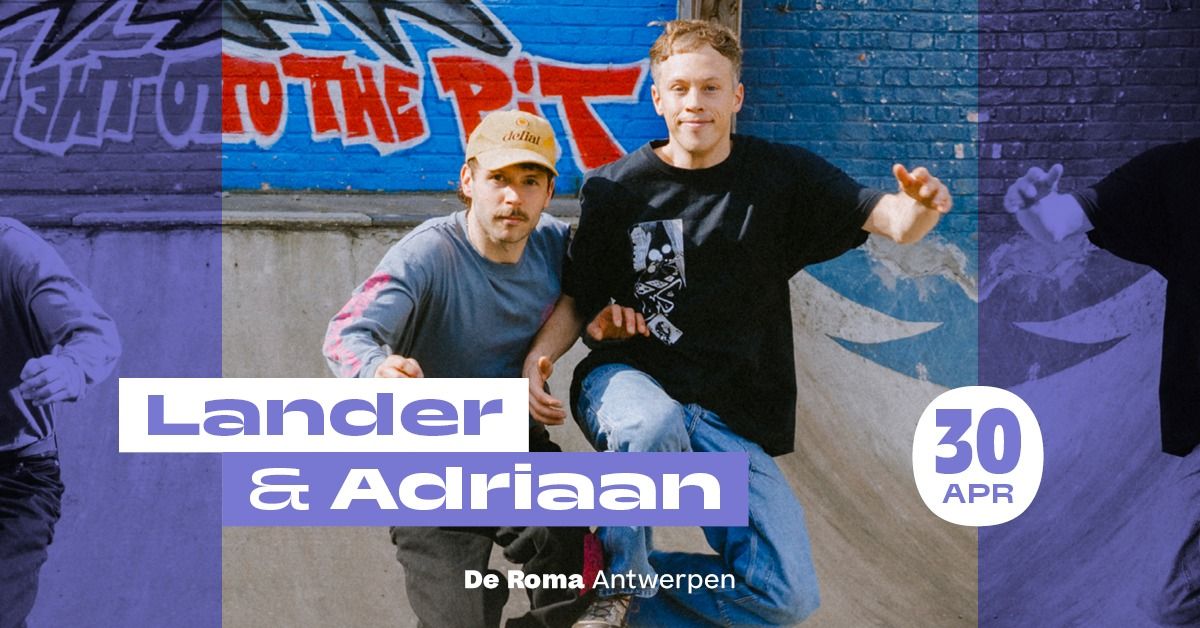 Lander & Adriaan in De Roma