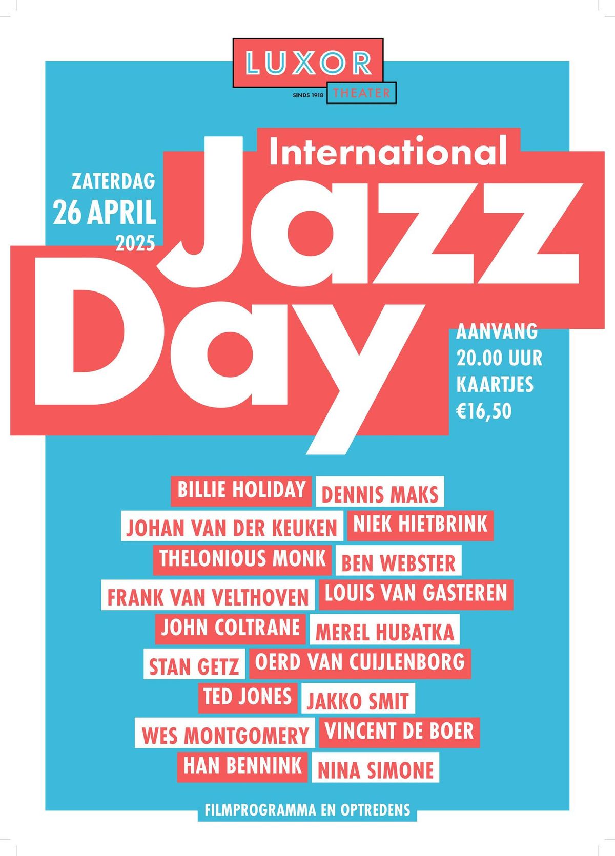 International Jazz Day - films en optredens