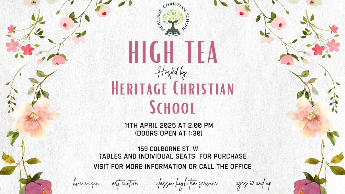 High Tea at Heritage