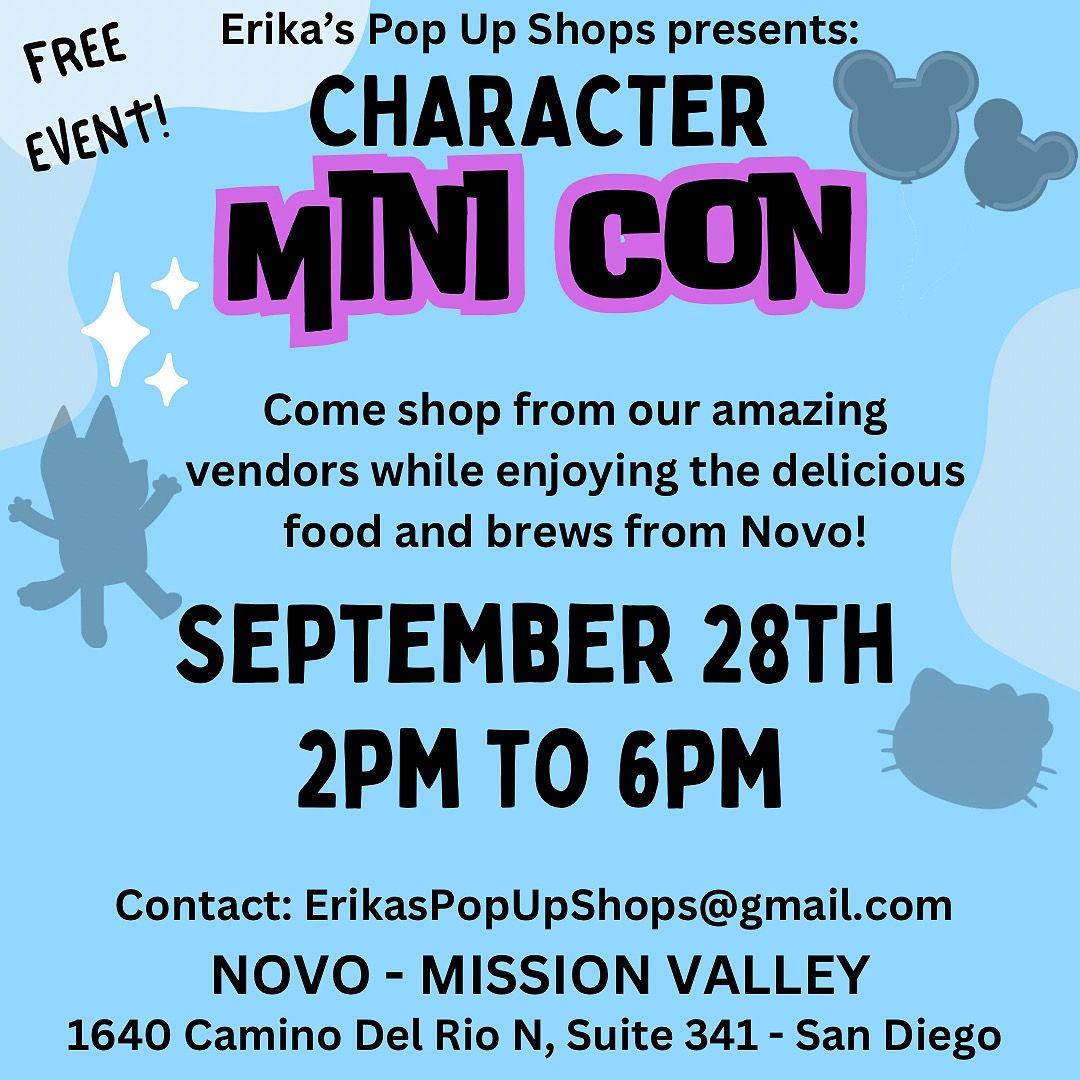 Character Mini Con Market (Hello Kitty, Disney, Cartoons and more!)