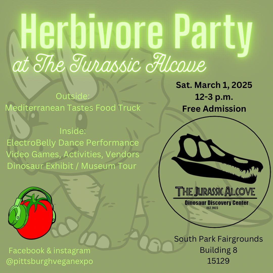 Herbivore Party at The Jurassic Alcove (Dinosaur Discovery Center)