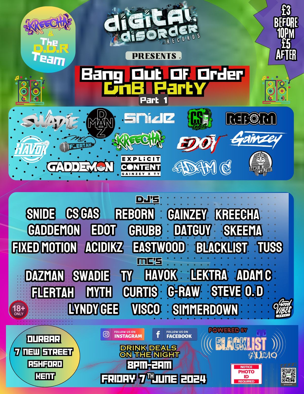 Digital Disorder Presents. Bang Out Of Order DnB Party Part 1