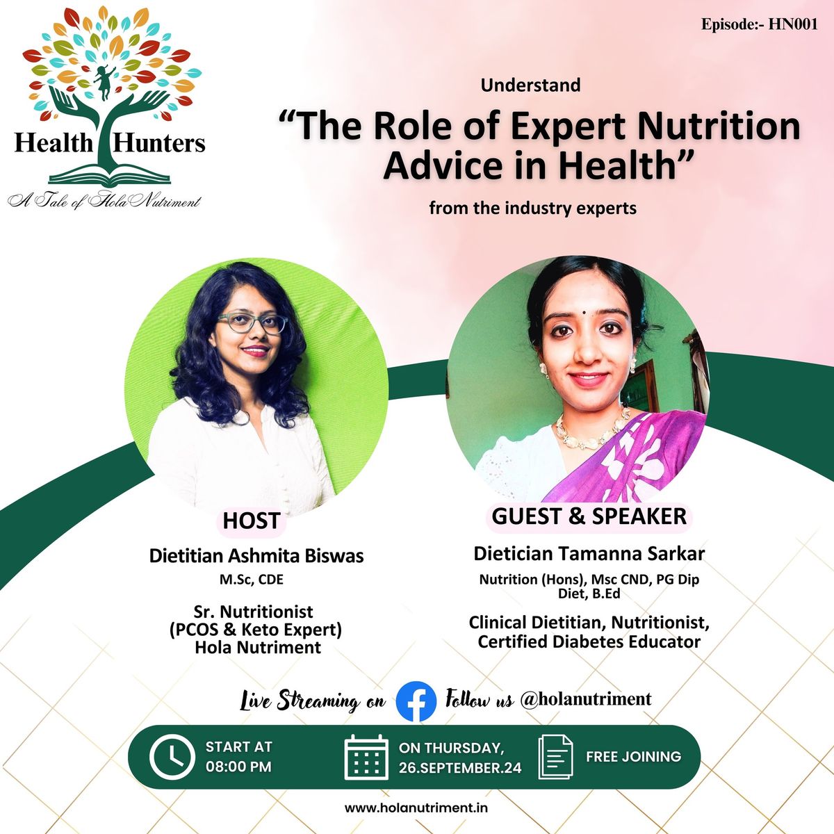 Health Hunters: A Tale of Hola Nutriment!