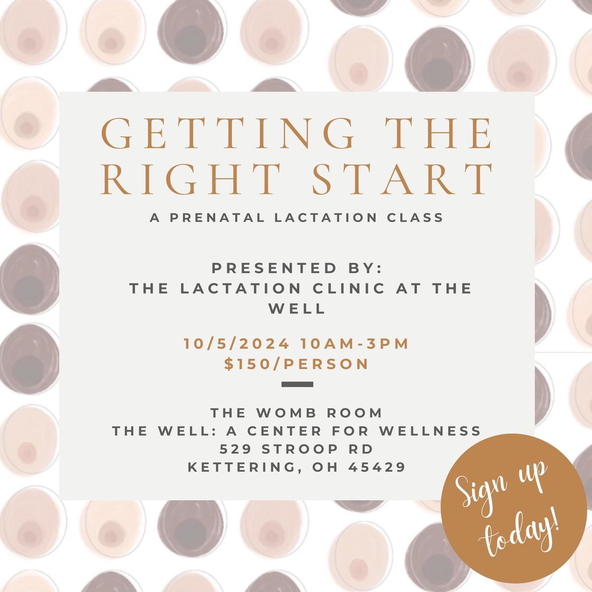 Getting The Right Start: A Prenatal Lactation Class