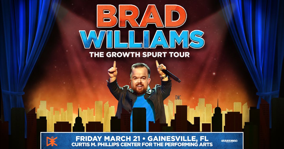 Brad Williams: The Growth Spurt Tour in Gainesville