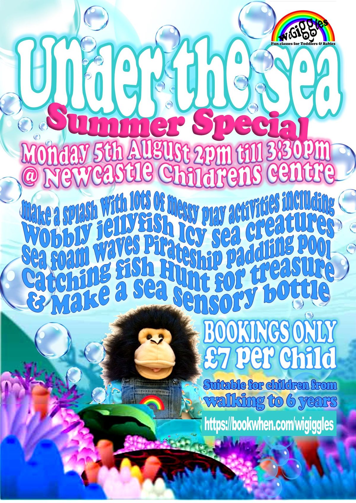 WiGiggles under the sea messy summer special