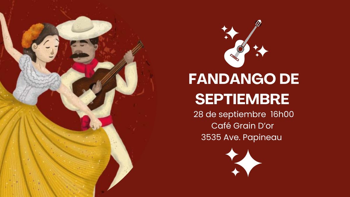 Fandango de Septembre - Cafe grain d'or Papineau 