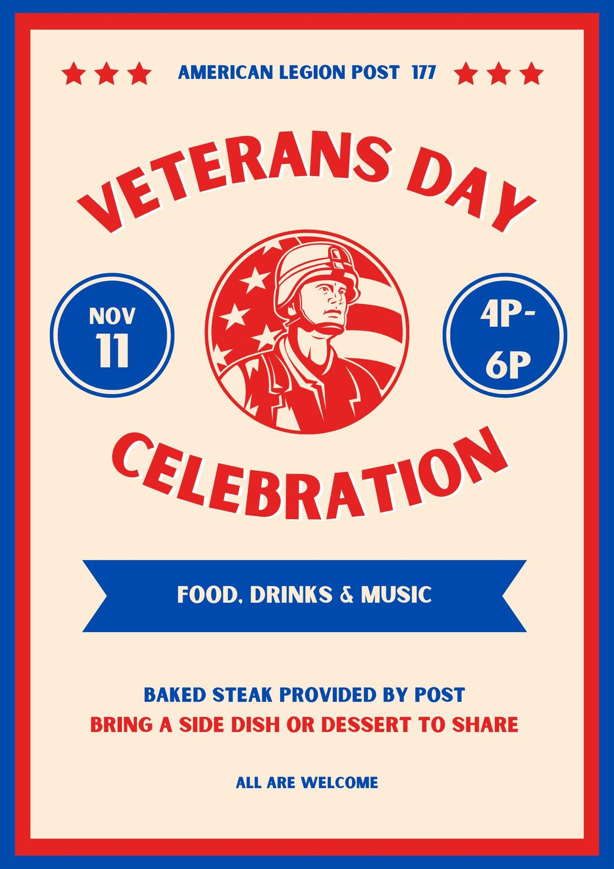 American Legion Post 177 Veterans Day Dinner