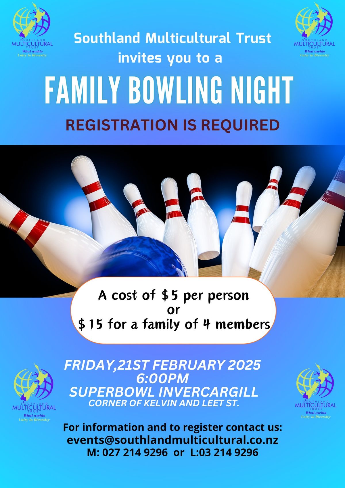 Family Bowling night