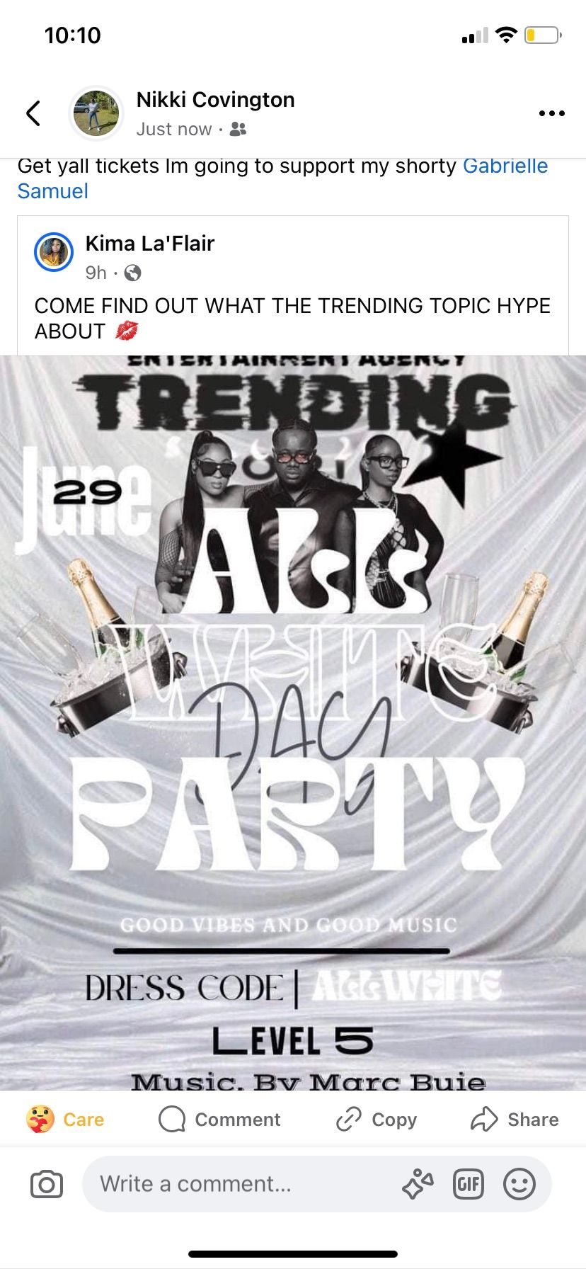 ALL WHITE TRENDING DAY PARTY 