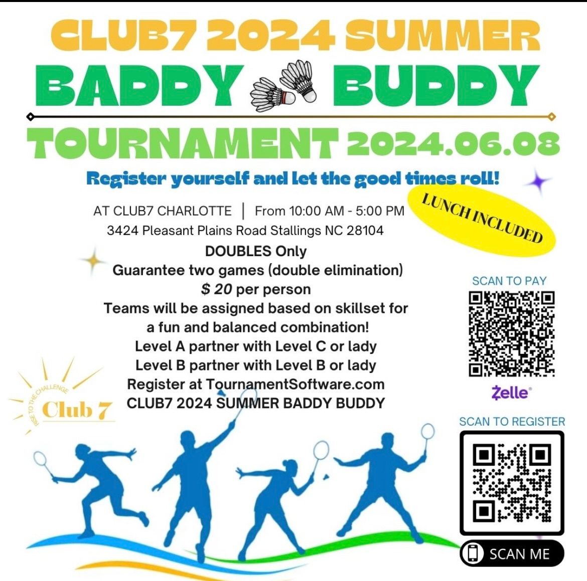 2024 Club7 Baddy Buddy Tournament