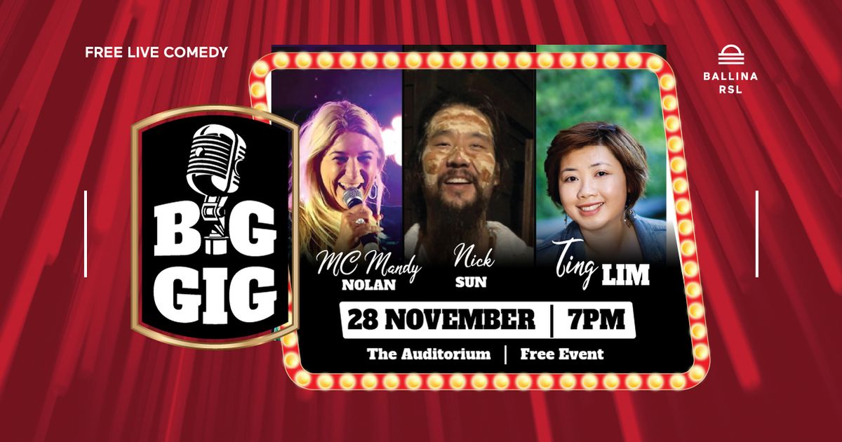 BIG GIG FREE COMEDY NIGHT - November Edition 