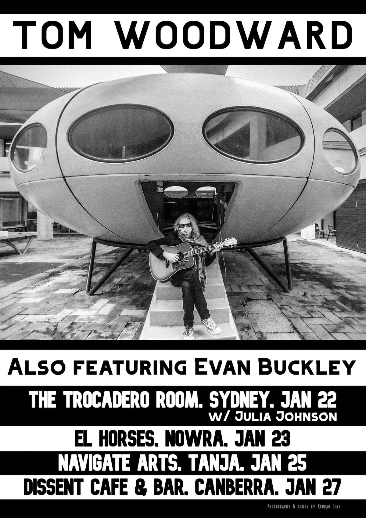 Tom Woodward & Band w\/ Evan Buckley & Julia Johnson