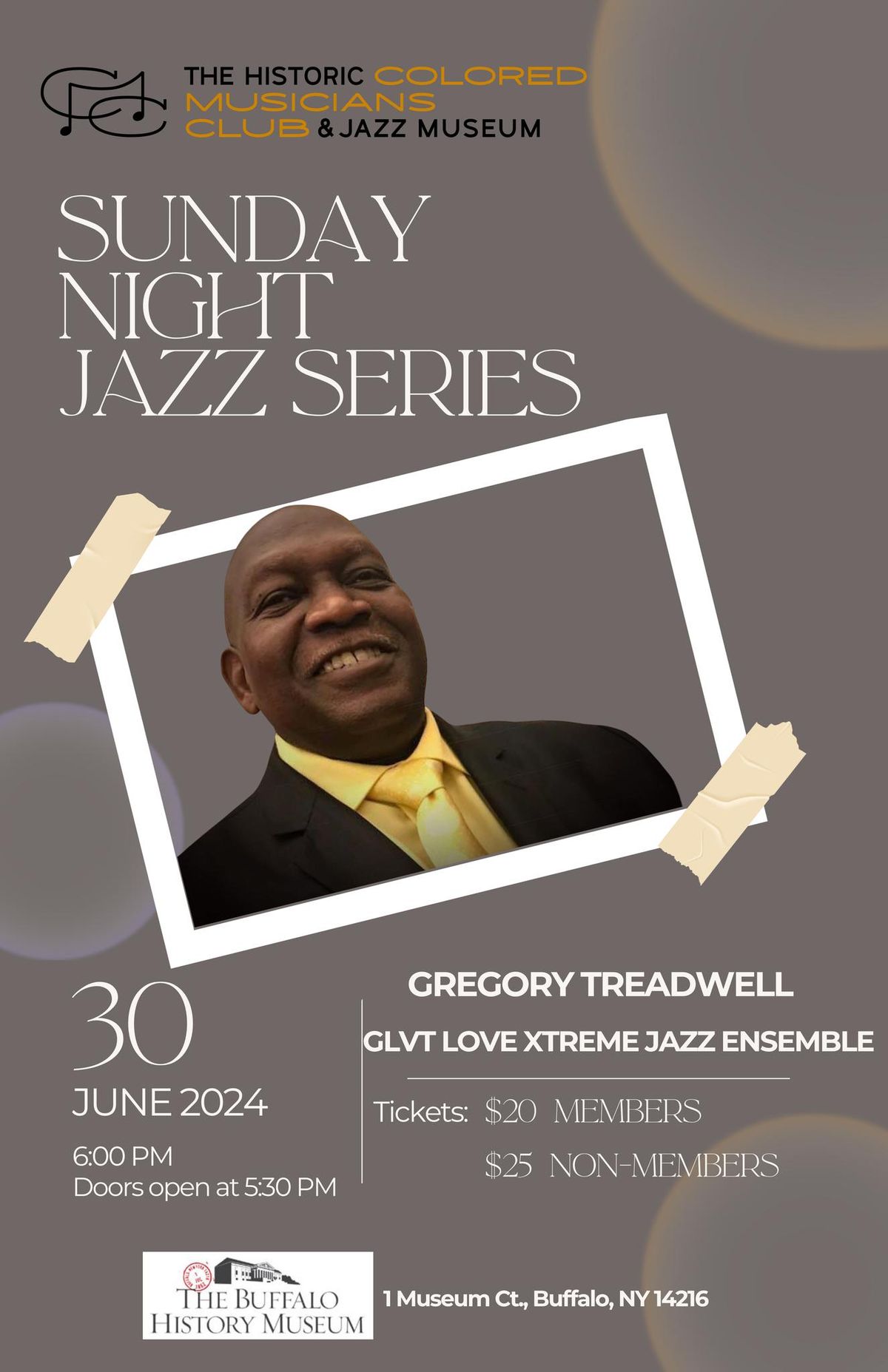 Sunday Night Jazz Series - June 2024