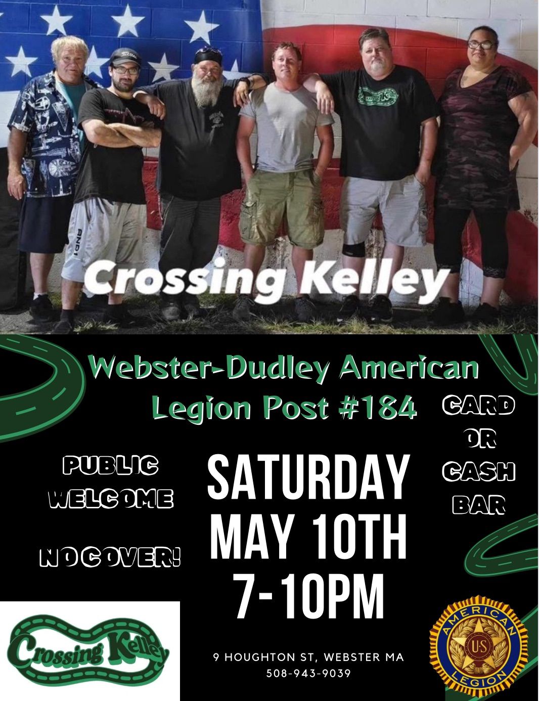 Live Music with Crossing Kelley! 