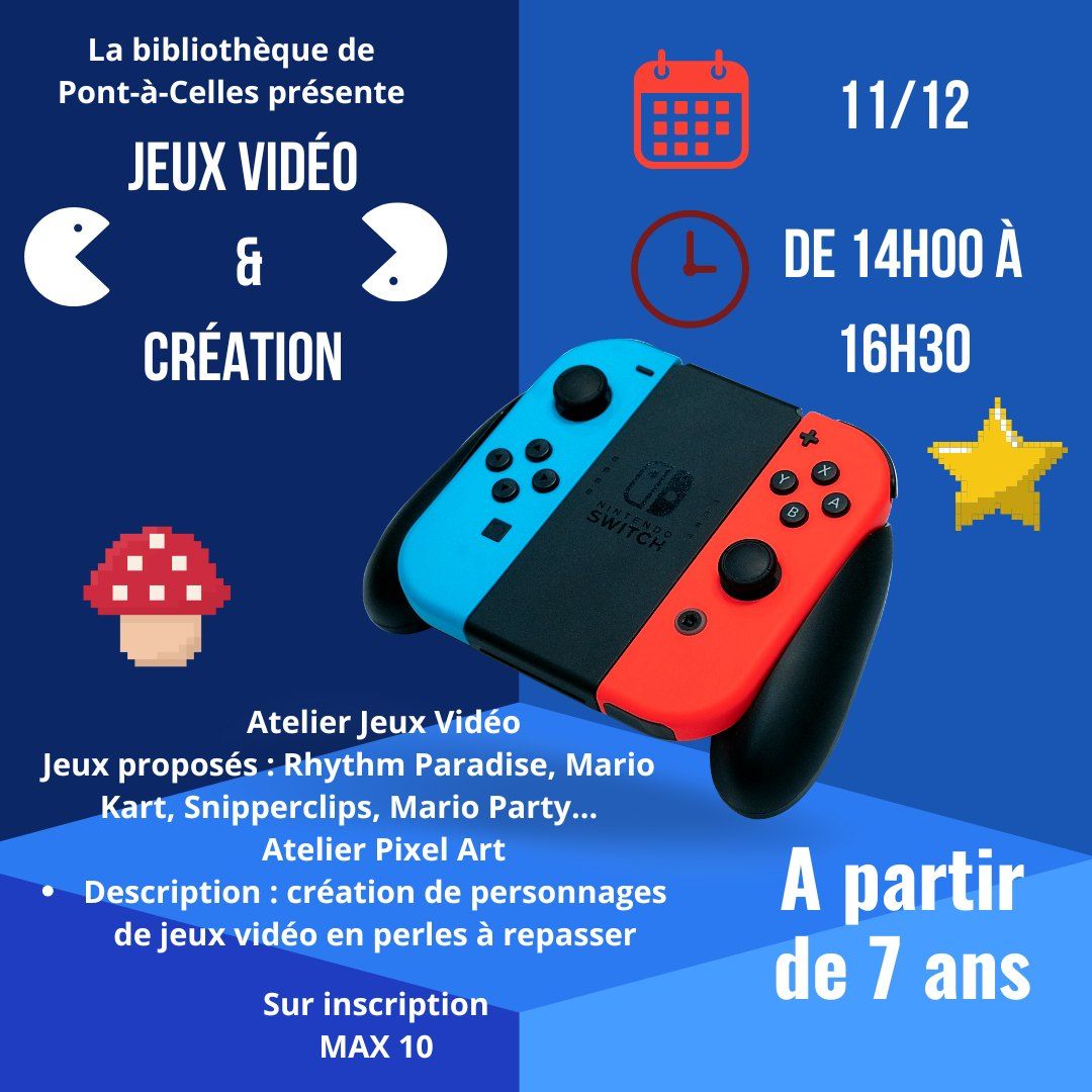 Jeux vid\u00e9o - initiation (7 ans et +)