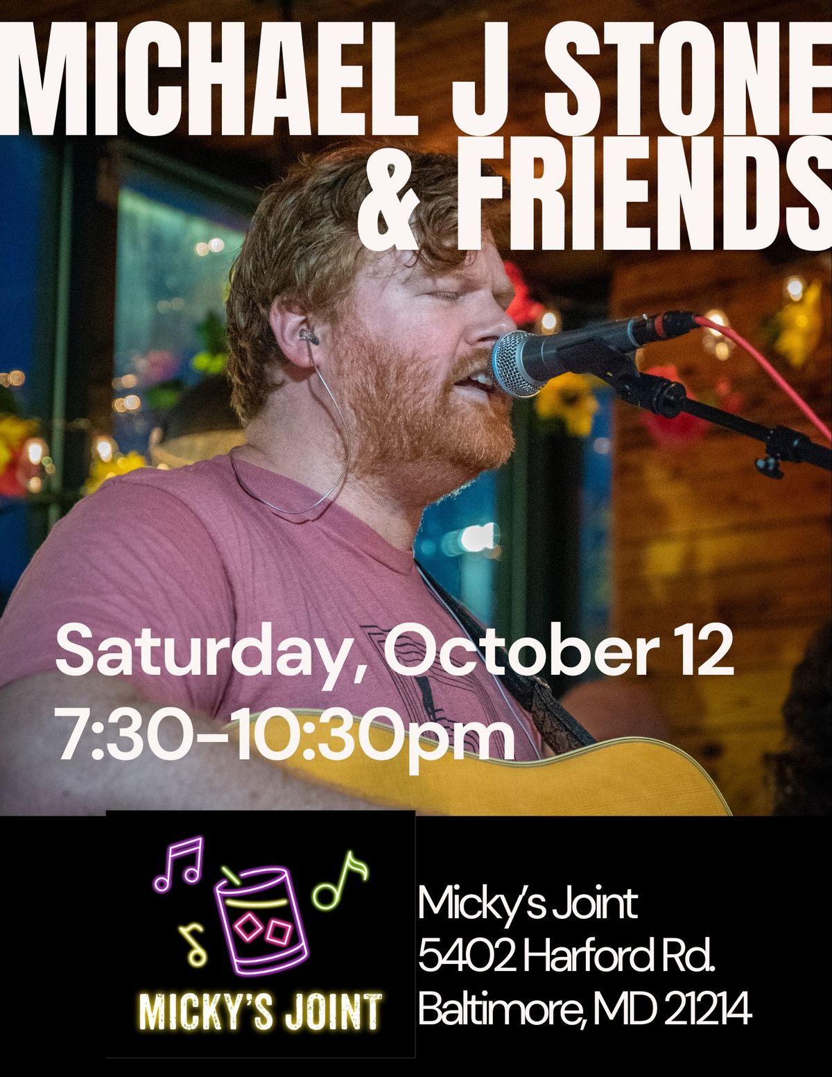 Michael J. Stone & Friends @ Micky's Joint