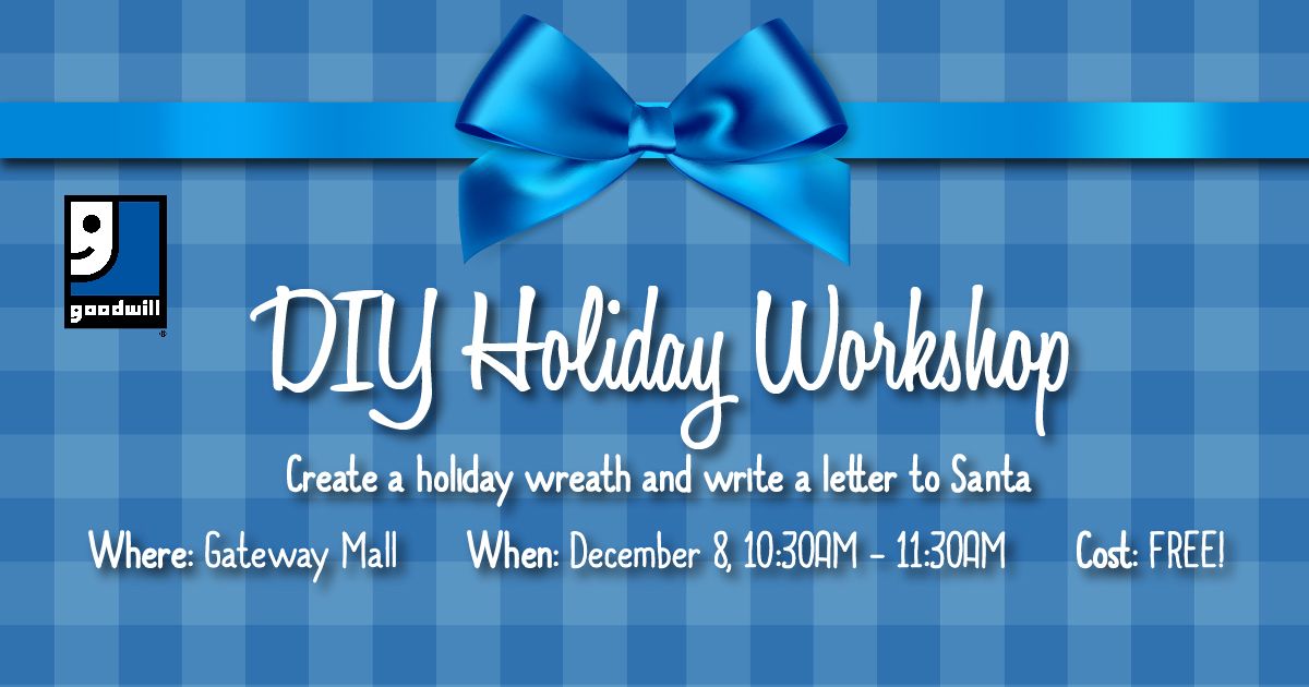 DIY Holiday Workshop \u2013 Holiday Wreaths and Letters to Santa