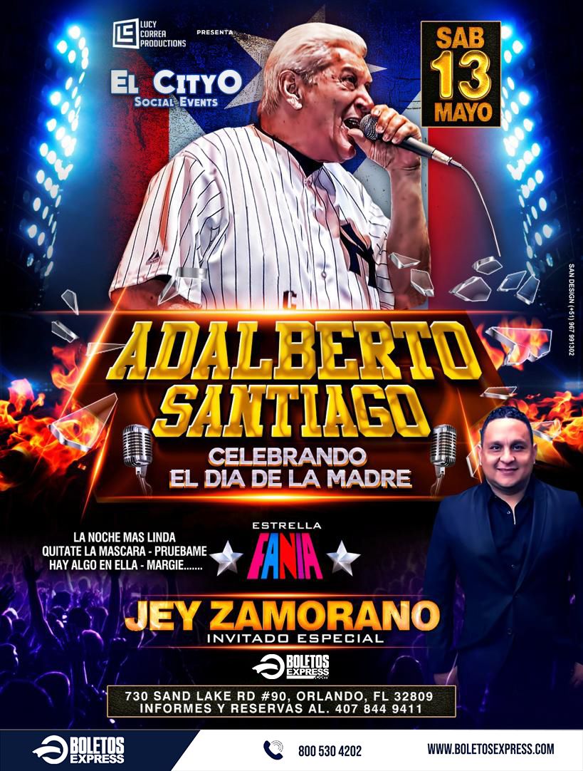 Adalberto Santiago at Lehman Performing Arts Center