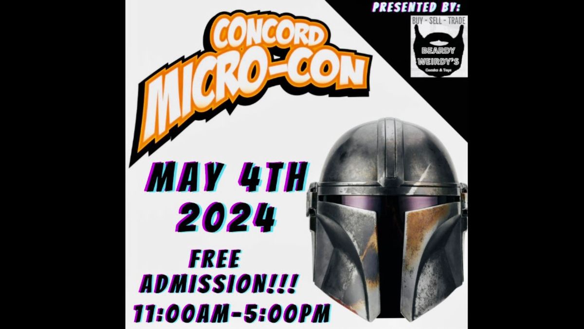 ? Concord Micro-Con ? MAY 4th!!! (Free Admission) 