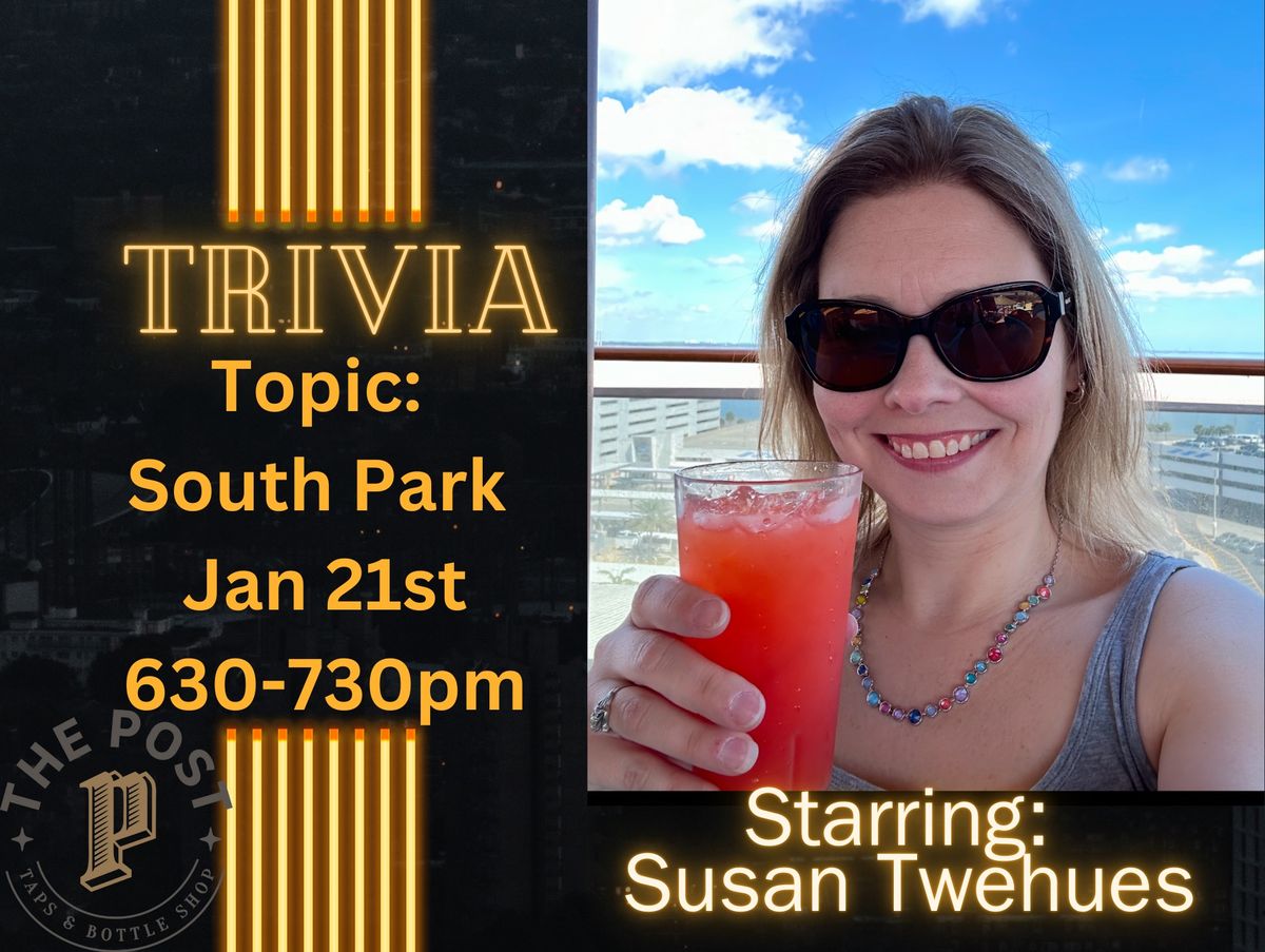 Tuesday Trivia! Susan Twehues 